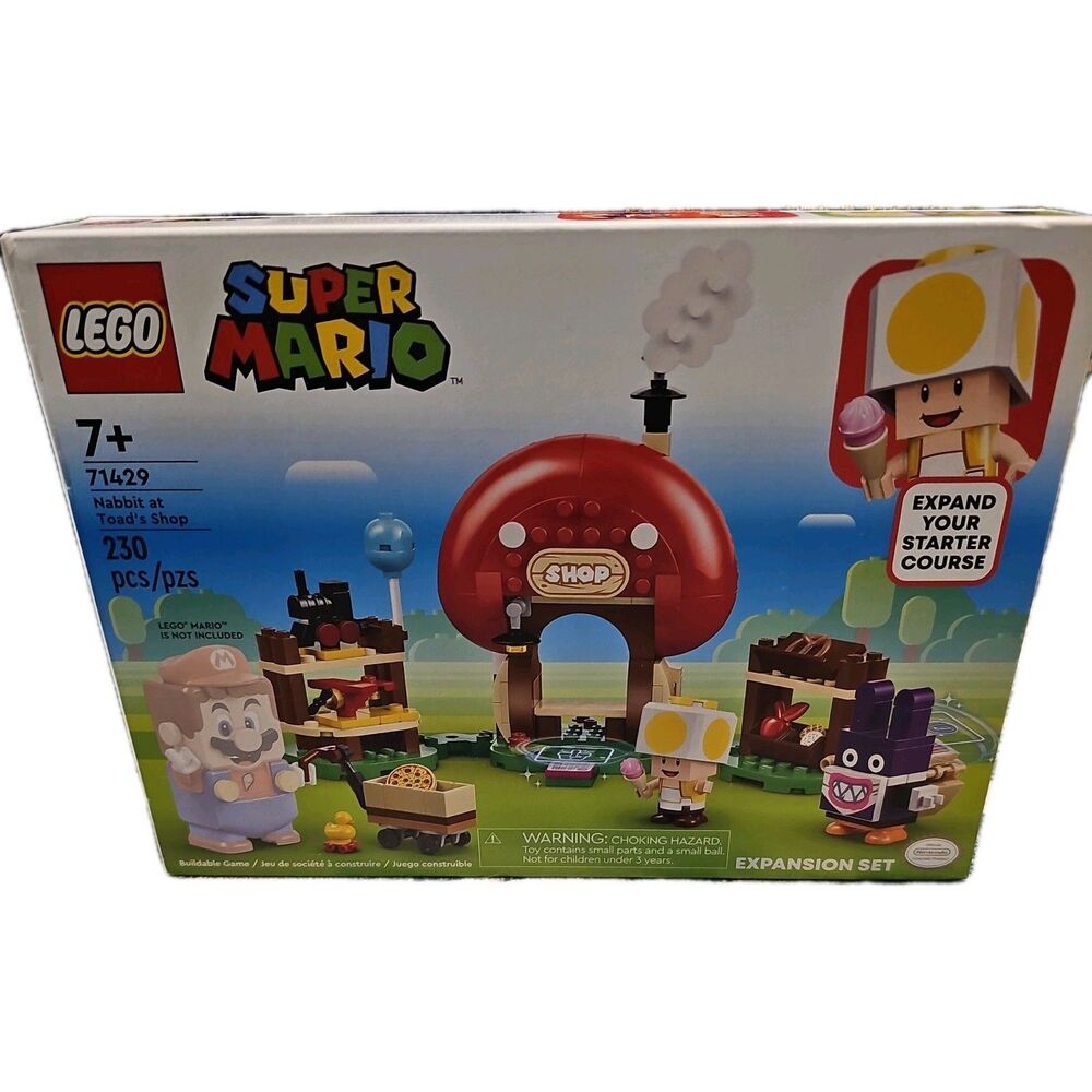 LEGO NIB 71429 Super Mario Nabbit at Toad's Shop Retired 2024